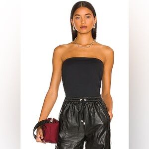 525 America Revolve Black Strapless Bandeau Top- NWT
